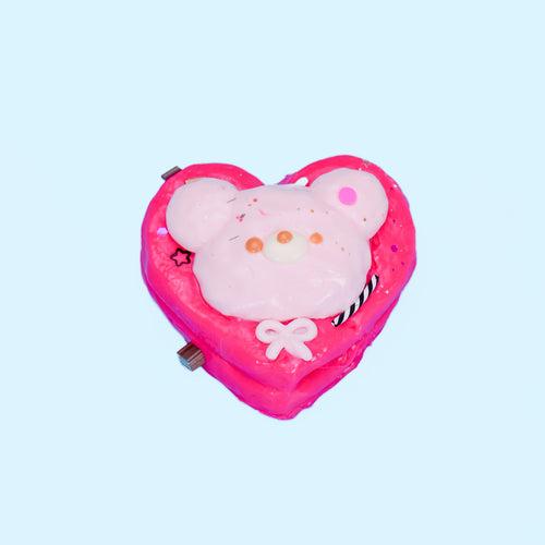 Bear Heart Glam squishy toy